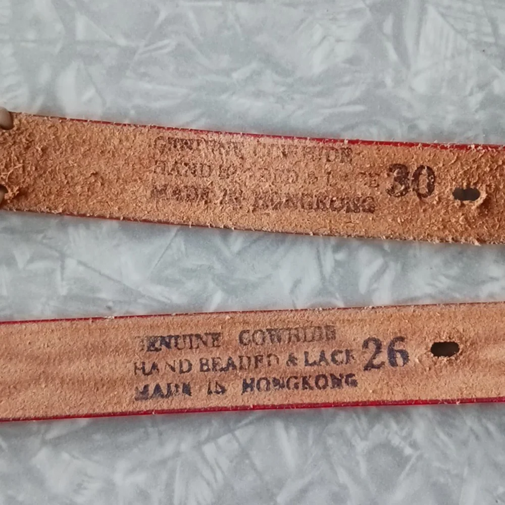 4 Child size beaded western belts~ Montana!